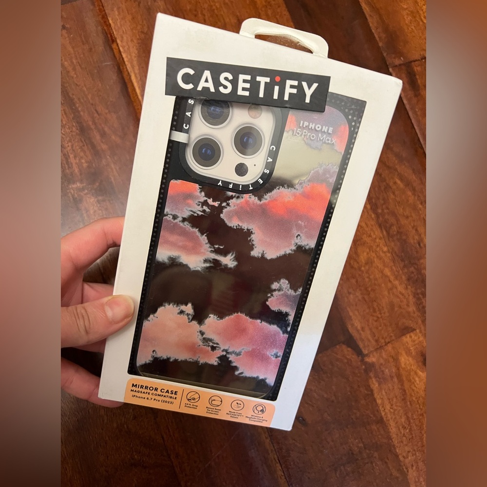 CASETiFY - Impact MagSafe Compatible Case for iPhone 15 Pro Max - Clouds